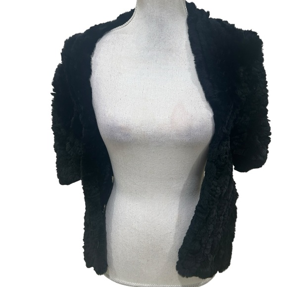 Unbranded Black Faux Fur Wrap scarf multiple versatile one size - Picture 7 of 7
